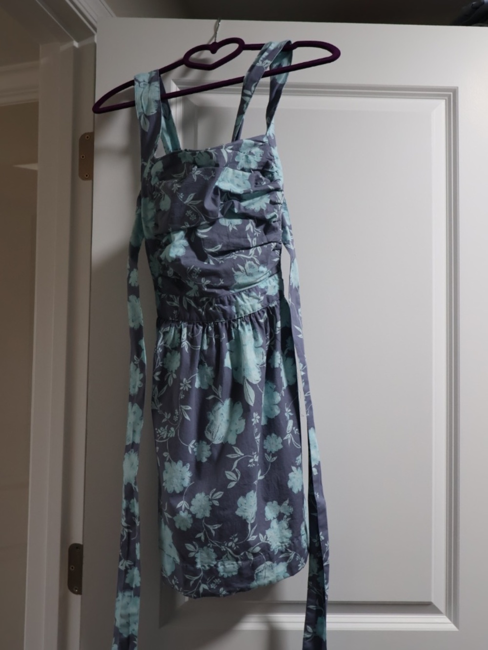 Free People Meet Me In Maui Mini Dress In Ocean Combo (S) - Picture 5 of 8